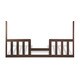 preview thumbnail 1 of 0, Child Craft Kayden Slate Convertible Crib Toddler Guard Rail