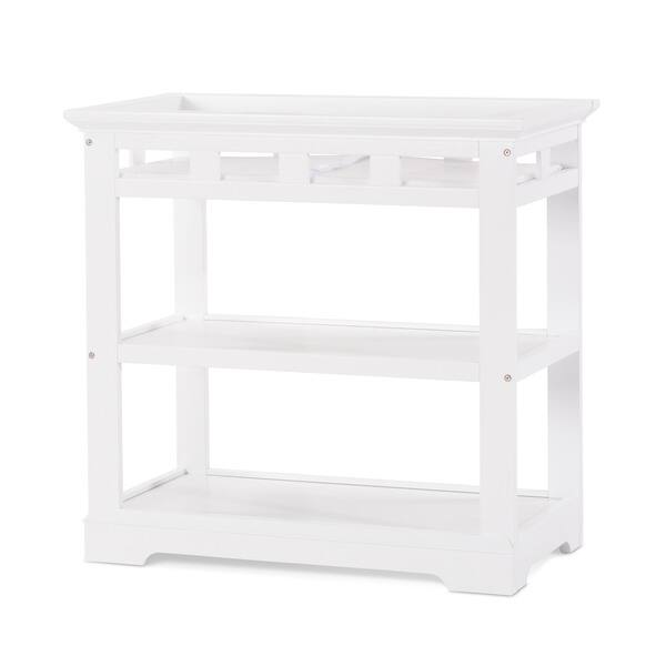 slide 2 of 3, Child Craft Kayden Matte White Wood Dressing Table