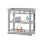 preview thumbnail 3 of 1, Child Craft Kayden Cool Gray Wood Dressing Table