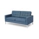 preview thumbnail 9 of 19, Kardiel Florence Knoll Style Loveseat, Premium Fabric Upholstery