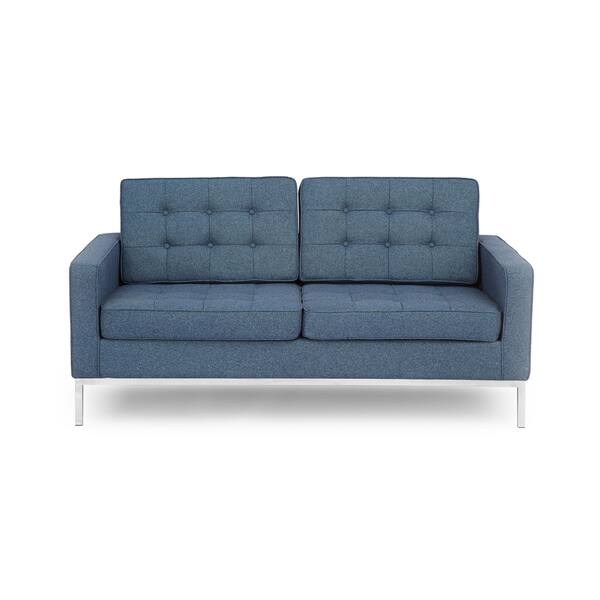 slide 2 of 21, Kardiel Florence Knoll Style Loveseat, Premium Fabric Upholstery