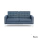 preview thumbnail 2 of 19, Kardiel Florence Knoll Style Loveseat, Premium Fabric Upholstery