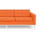 preview thumbnail 15 of 18, Kardiel Florence Knoll Style Sofa 3 Seat, Premium Fabric Upholstery