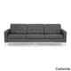 preview thumbnail 3 of 18, Kardiel Florence Knoll Style Sofa 3 Seat, Premium Fabric Upholstery