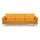 preview thumbnail 16 of 18, Kardiel Florence Knoll Style Sofa 3 Seat, Premium Fabric Upholstery