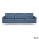 preview thumbnail 7 of 18, Kardiel Florence Knoll Style Sofa 3 Seat, Premium Fabric Upholstery