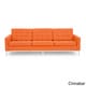 preview thumbnail 4 of 18, Kardiel Florence Knoll Style Sofa 3 Seat, Premium Fabric Upholstery