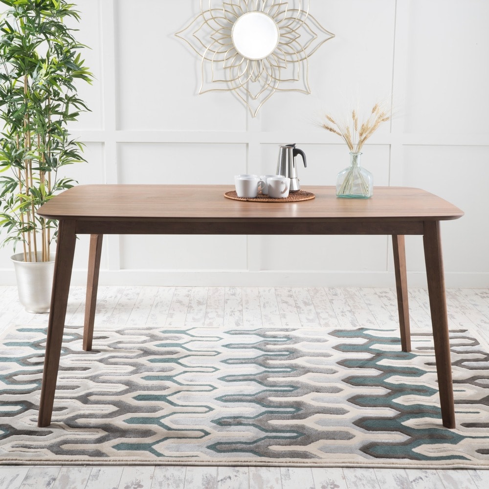 Nyala Natural Walnut Finish Wood Dining Table by Christopher Knight Home