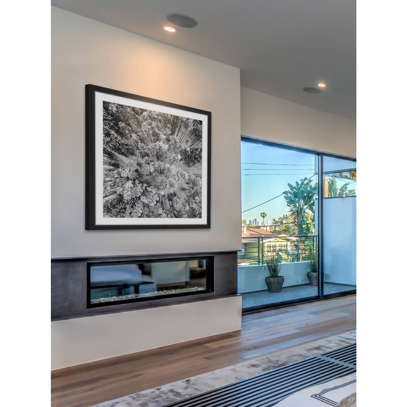 Marmont Hill - 'Tall and Cold' by Karolis Janulis Framed Painting Print - Multi-Color