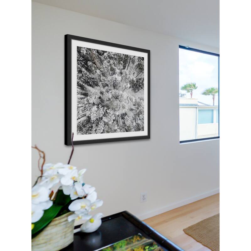 Marmont Hill - 'Tall and Cold' by Karolis Janulis Framed Painting Print - Multi-Color