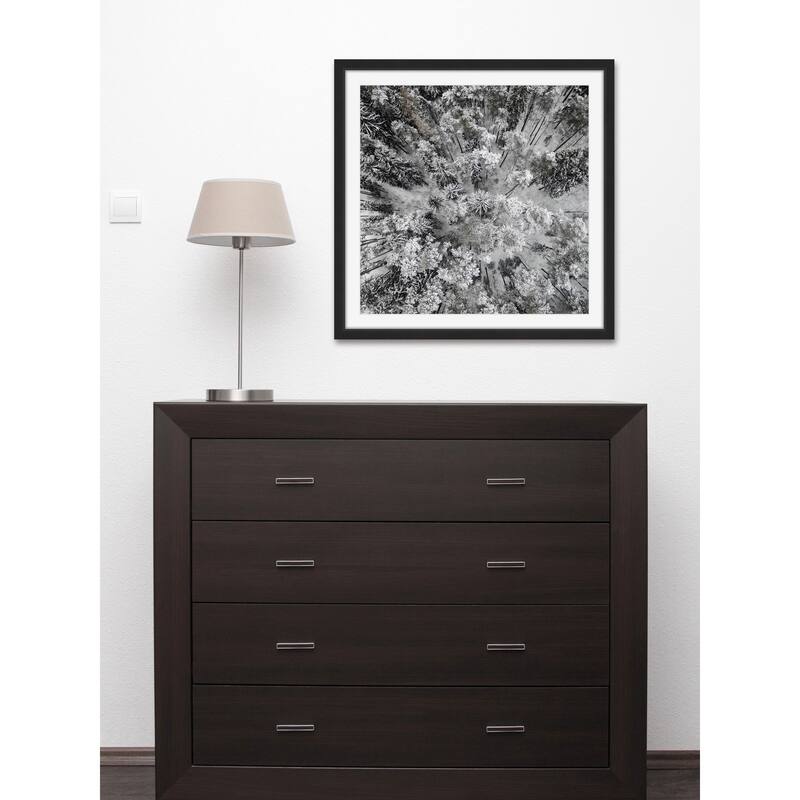 Marmont Hill - 'Tall and Cold' by Karolis Janulis Framed Painting Print - Multi-Color