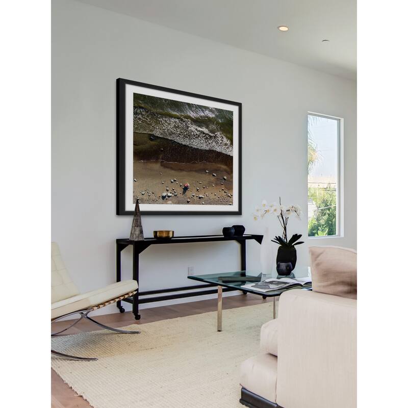 Marmont Hill - 'Ebb and Flow' by Karolis Janulis Framed Painting Print - Multi-Color