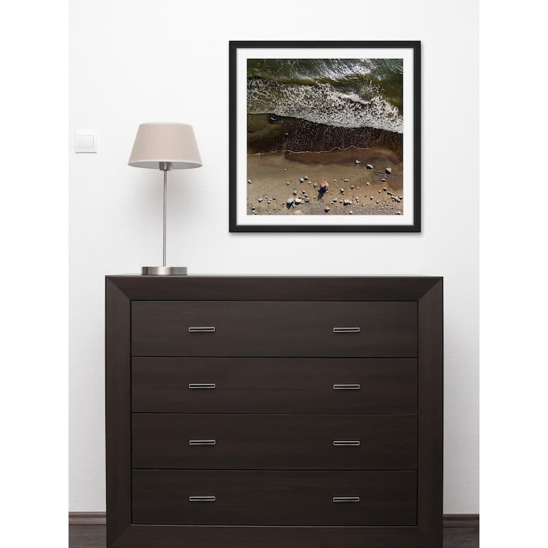 Marmont Hill - 'Ebb and Flow' by Karolis Janulis Framed Painting Print - Multi-Color