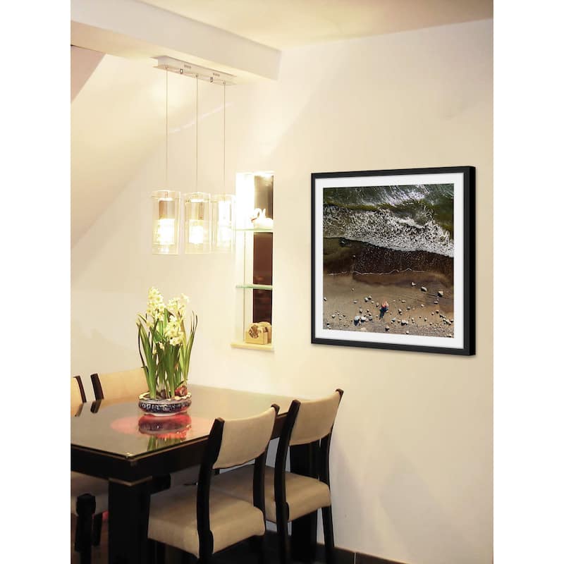 Marmont Hill - 'Ebb and Flow' by Karolis Janulis Framed Painting Print - Multi-Color