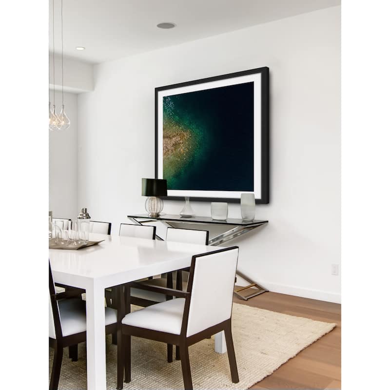 Marmont Hill - 'Jutting Out' by Karolis Janulis Framed Painting Print - Multi-Color
