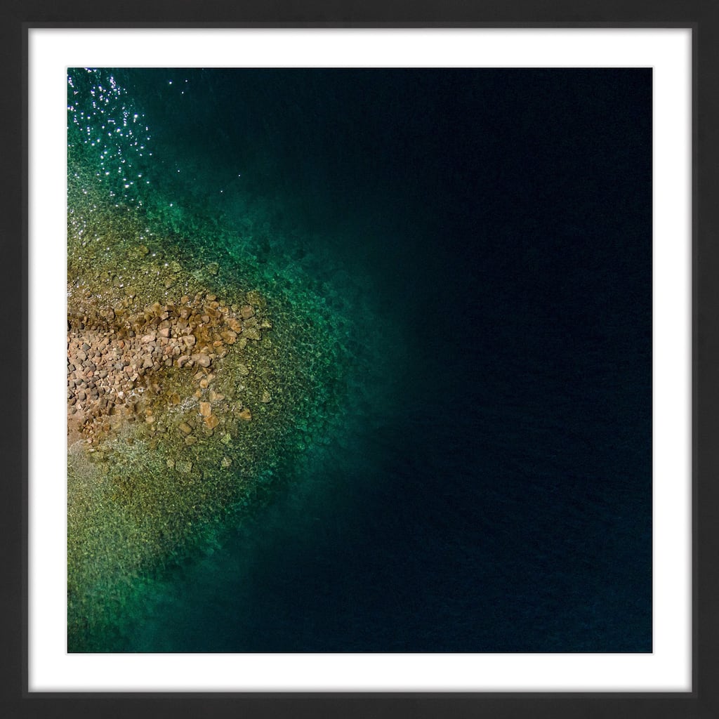 Marmont Hill - 'Jutting Out' by Karolis Janulis Framed Painting Print - Multi-Color