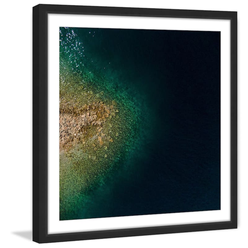 Marmont Hill - 'Jutting Out' by Karolis Janulis Framed Painting Print - Multi-Color