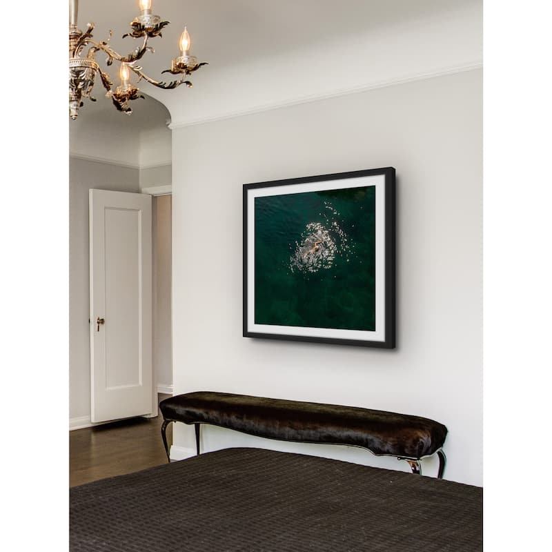 Marmont Hill - 'Breaststroke' by Karolis Janulis Framed Painting Print - Multi-Color