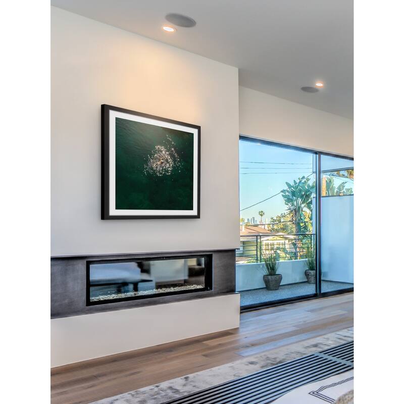 Marmont Hill - 'Breaststroke' by Karolis Janulis Framed Painting Print - Multi-Color