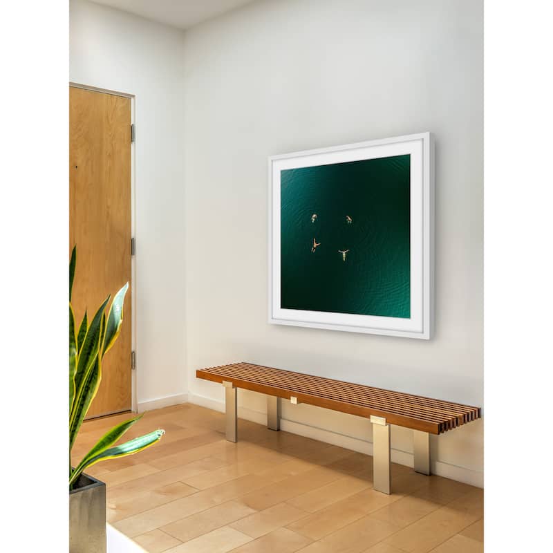 Marmont Hill - 'Floating' by Karolis Janulis Framed Painting Print - Multi-Color