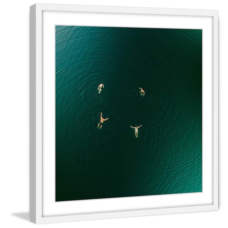 Marmont Hill - 'Floating' by Karolis Janulis Framed Painting Print - Multi-Color