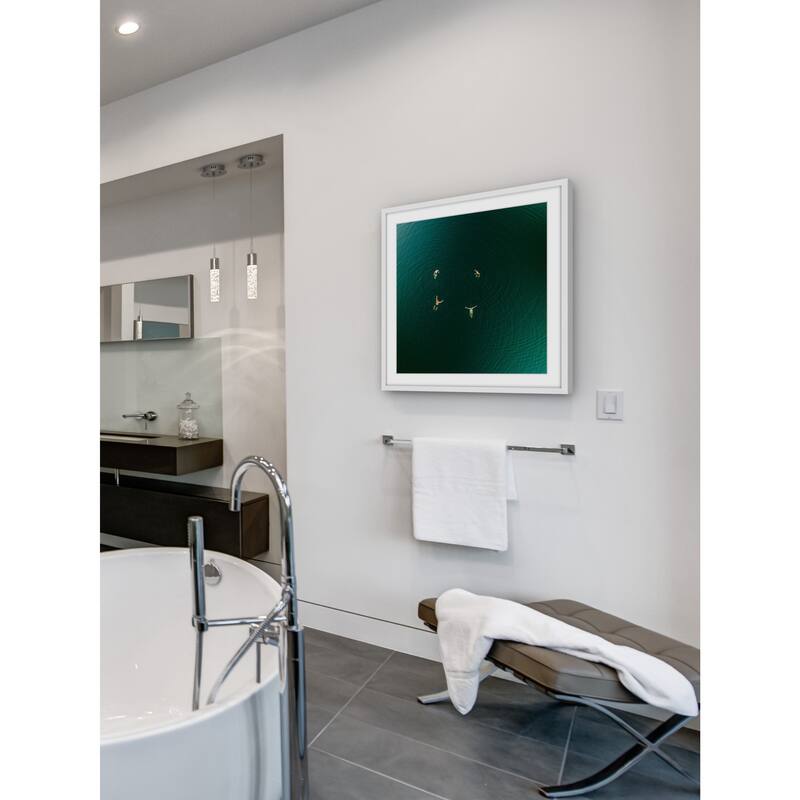Marmont Hill - 'Floating' by Karolis Janulis Framed Painting Print - Multi-Color