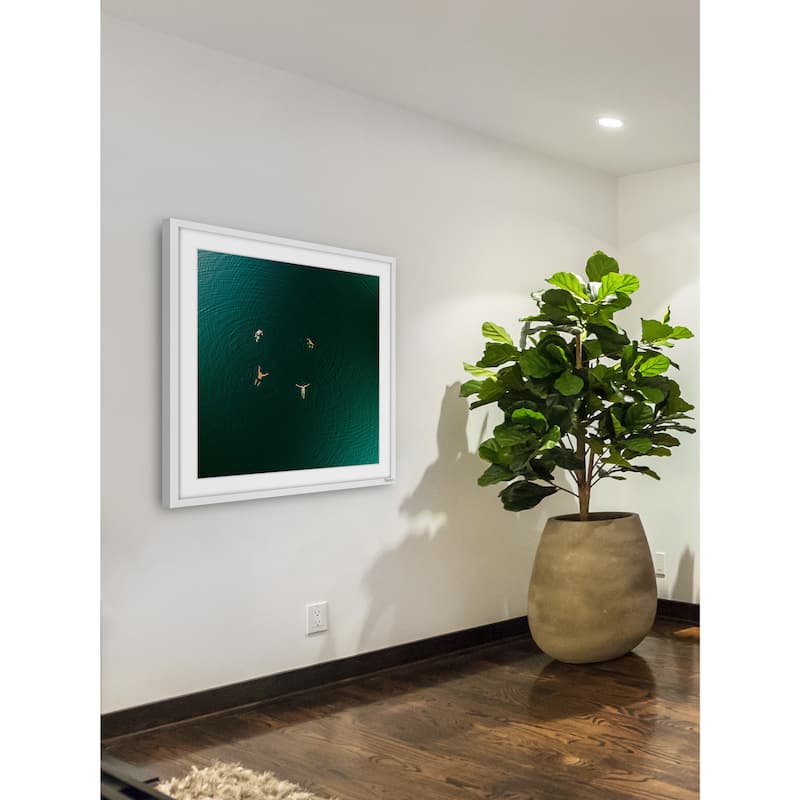 Marmont Hill - 'Floating' by Karolis Janulis Framed Painting Print - Multi-Color
