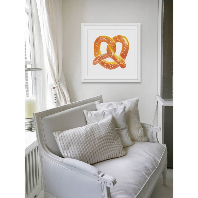 Marmont Hill - 'Pretzel' by Molly Rosner Framed Painting Print - Multi-Color