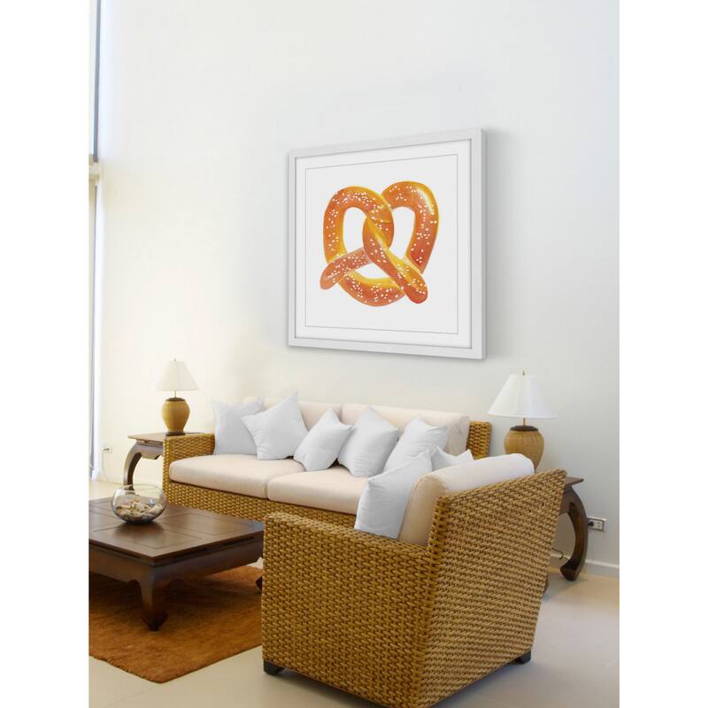 Marmont Hill - 'Pretzel' by Molly Rosner Framed Painting Print - Multi-Color