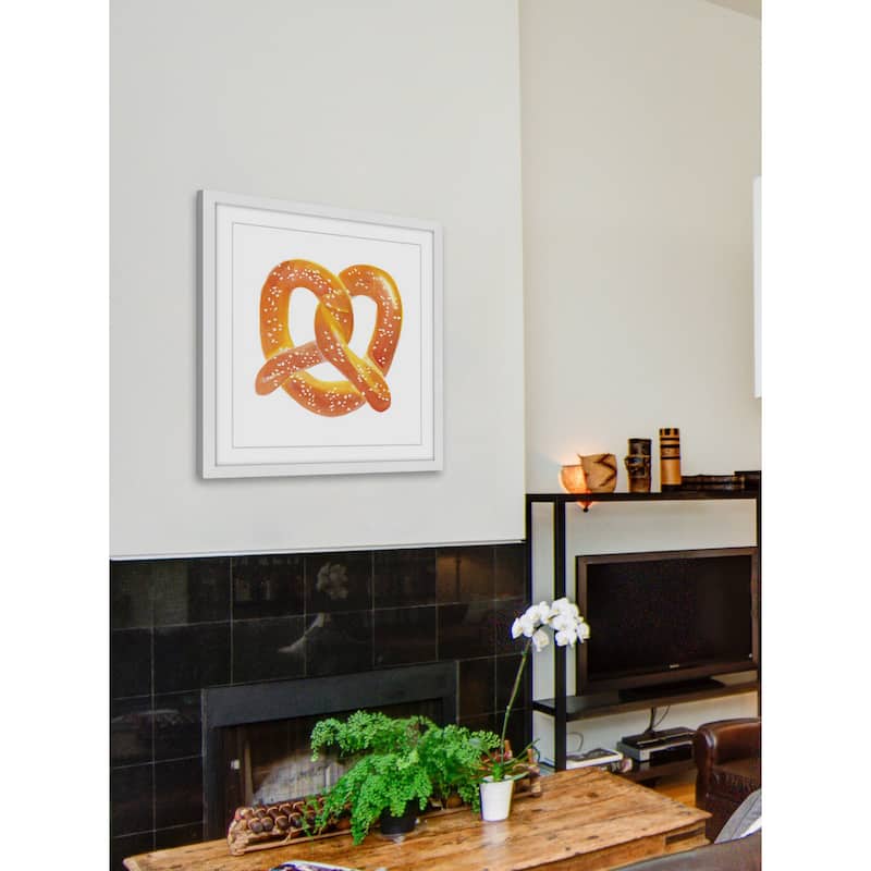 Marmont Hill - 'Pretzel' by Molly Rosner Framed Painting Print - Multi-Color