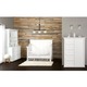 preview thumbnail 2 of 3, Evolur Napoli Distressed White 5-in-1 Convertible Crib