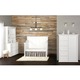 preview thumbnail 3 of 3, Evolur Napoli Distressed White 5-in-1 Convertible Crib