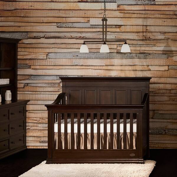 slide 2 of 5, Evolur Napoli Cafe Noir 5-in-1 Convertible Crib - Brown