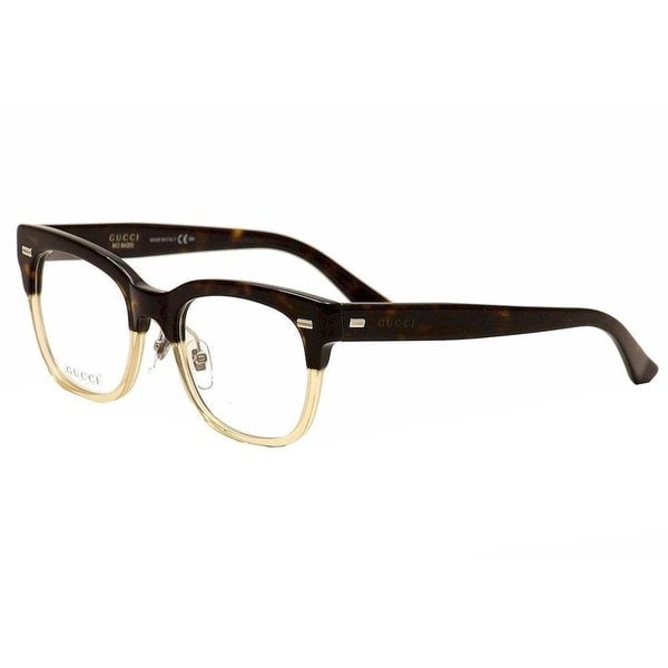 Shop Gucci 3747 0X9Q Womens Rectangular Eyeglasses - Free Shipping ...