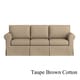 preview thumbnail 12 of 18, Handy Living Undercover Custom Bella SoFast Sofa with Skirted Slipcover