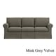 preview thumbnail 8 of 18, Handy Living Undercover Custom Bella SoFast Sofa with Skirted Slipcover