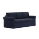 preview thumbnail 17 of 18, Handy Living Undercover Custom Bella SoFast Sofa with Skirted Slipcover