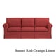 preview thumbnail 4 of 18, Handy Living Undercover Custom Bella SoFast Sofa with Skirted Slipcover