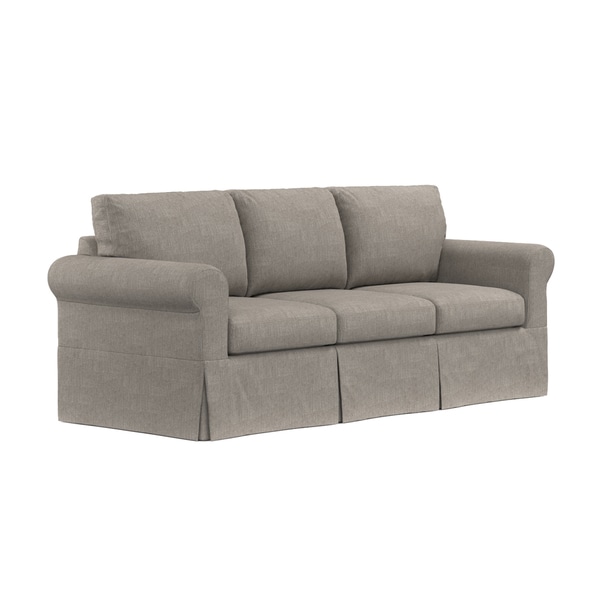 Handy Living Undercover Custom Bella Sofast Sofa With Skirted Handy Living Undercover Custom Bella Sofast Sofa With Skirted Slipcover