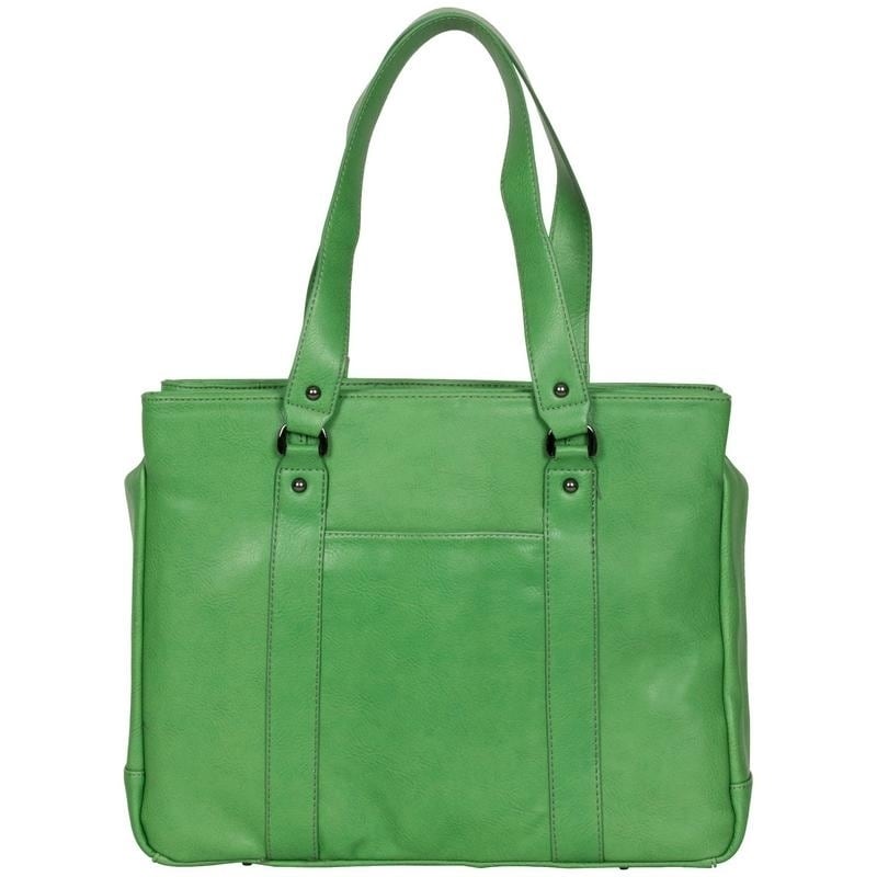 Laptop Bag for Women,15.6 Inch Multi Pocket Padded Laptop Tote Bag,Padlock De...