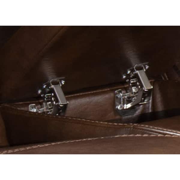 AC Pacific Clark Brown Polyester/Wood/Steel/Foam 6-piece Reclining Living Room Sectional Sofa Set