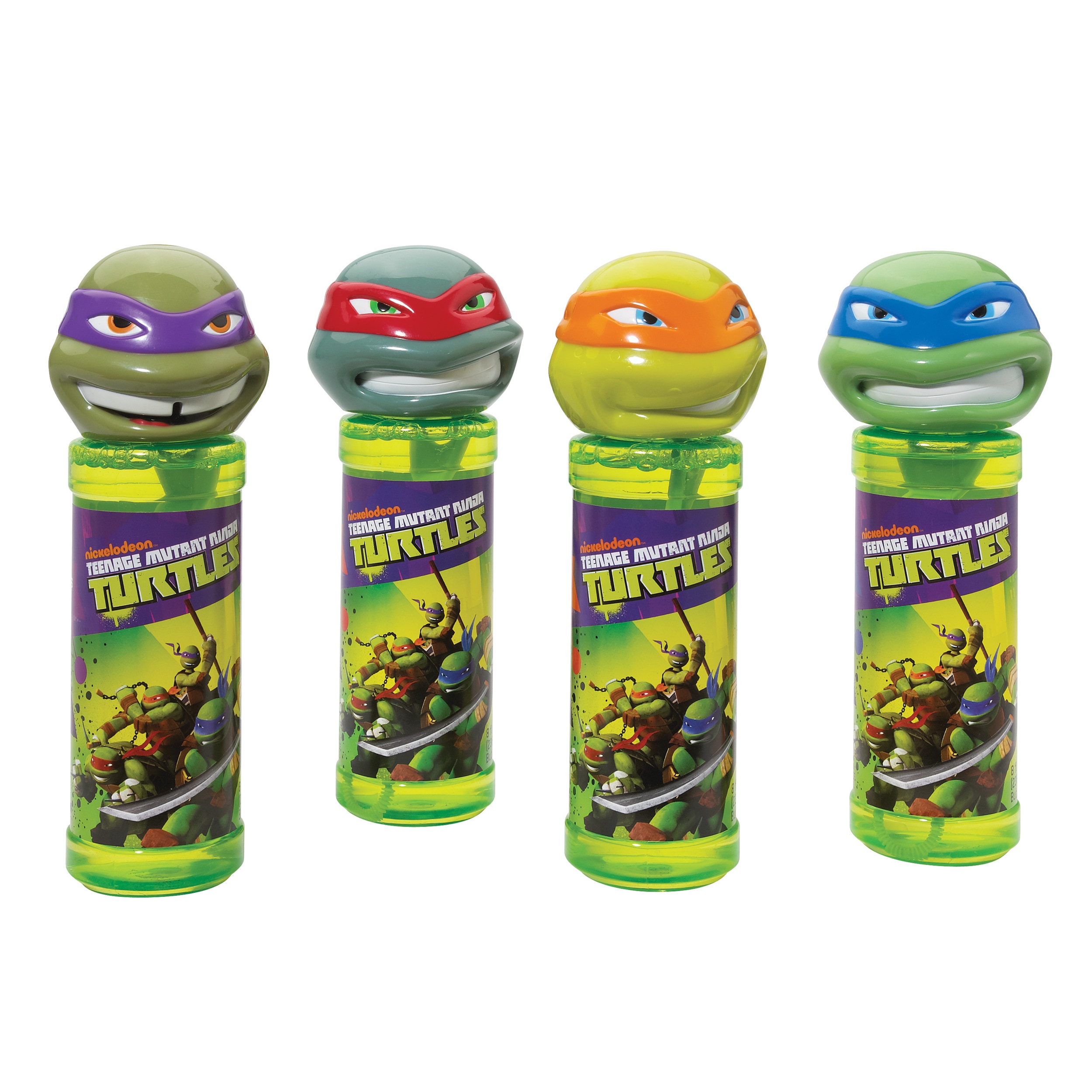 Teenage Mutant Ninja Turtles Bottles of Bubbles, 4 Pack - Bed Bath Teenage Mutant Ninja Turtles Bottles of Bubbles, 4 Pack - Bed Bath
