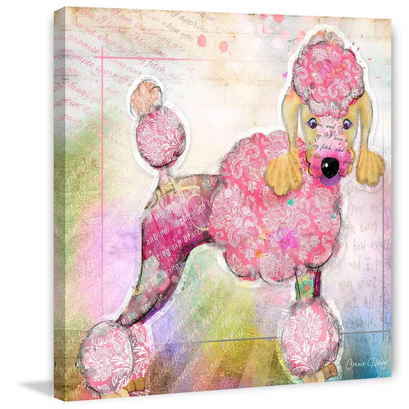Marmont Hill - 'Good Girl II' by Connie Haley Painting Print on Wrapped Canvas - Multi-Color