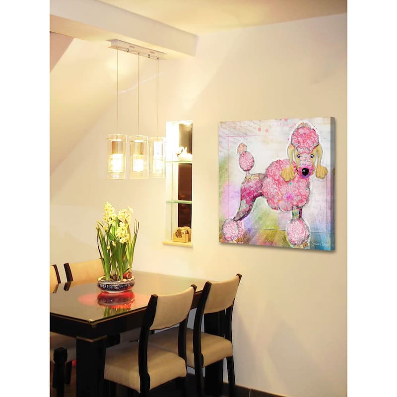 Marmont Hill - 'Good Girl II' by Connie Haley Painting Print on Wrapped Canvas - Multi-Color