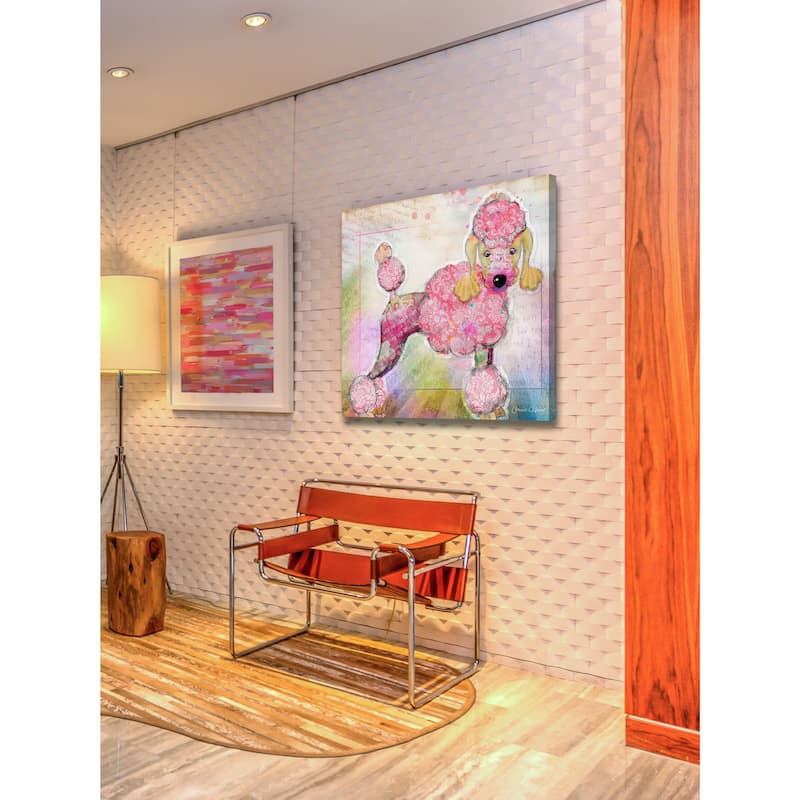 Marmont Hill - 'Good Girl II' by Connie Haley Painting Print on Wrapped Canvas - Multi-Color
