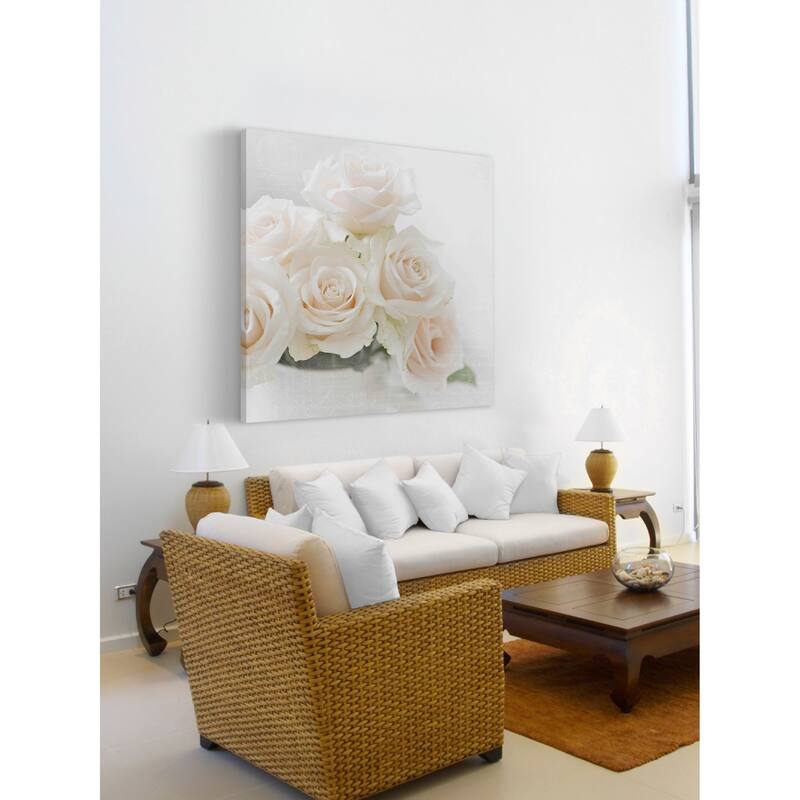 Marmont Hill - 'Blush' by Sylvia Cook Painting Print on Wrapped Canvas - Multi-Color