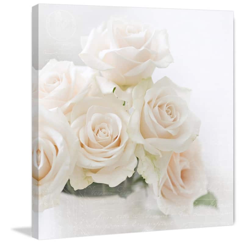 Marmont Hill - 'Blush' by Sylvia Cook Painting Print on Wrapped Canvas - Multi-Color
