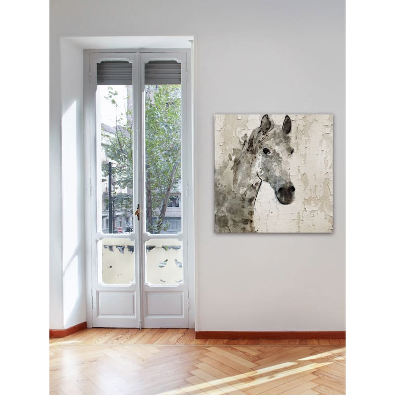 Marmont Hill - 'Glaeta Horse' by Irena Orlov Painting Print on Wrapped Canvas - Multi-Color