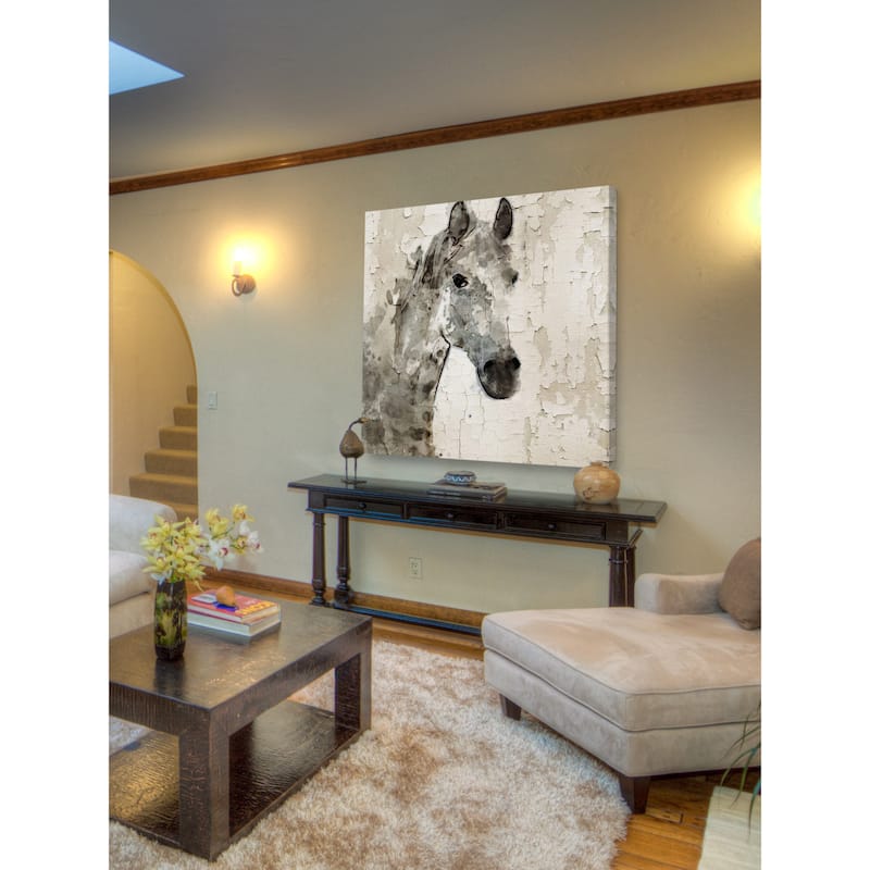 Marmont Hill - 'Glaeta Horse' by Irena Orlov Painting Print on Wrapped Canvas - Multi-Color