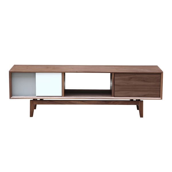 Shop Kardiel Platform Modern Credenza Media Tv Cabinet Ships To